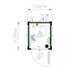 Bungalow box WC 1,7 m² [5 pieds] – Image 2